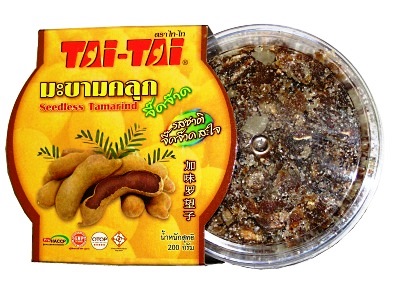 Pezzi di tamarindo piccanti - Tai Tai 200g.