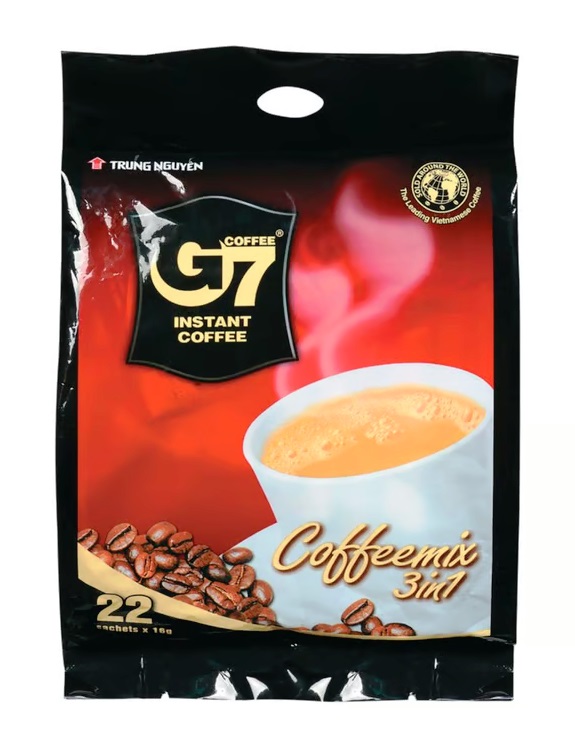CaffÃ¨ istantaneo 3-in-1 con creamer - G7 352g. (16g.x22 bustine)
