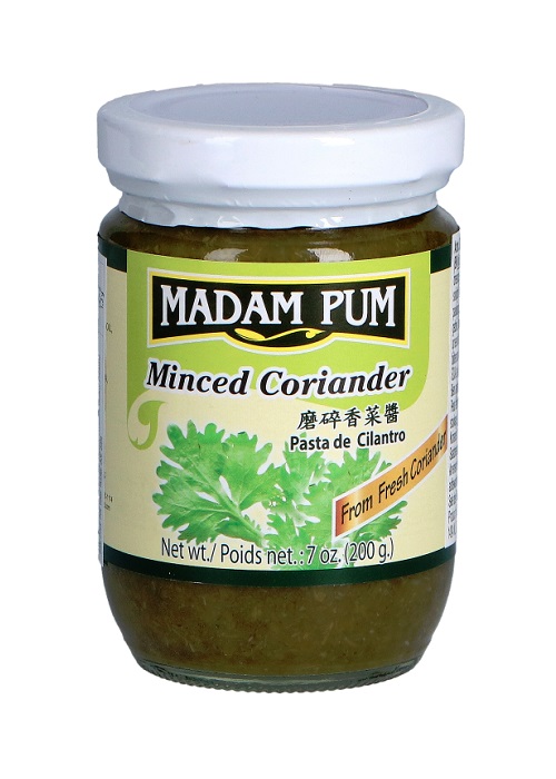 Coriandolo tritato in olio - Madam Pum 200 g.