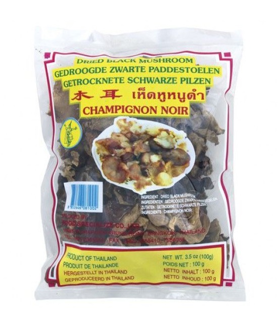 Funghi neri Mu-Ehr essiccati - Thai Dancer 100 g.