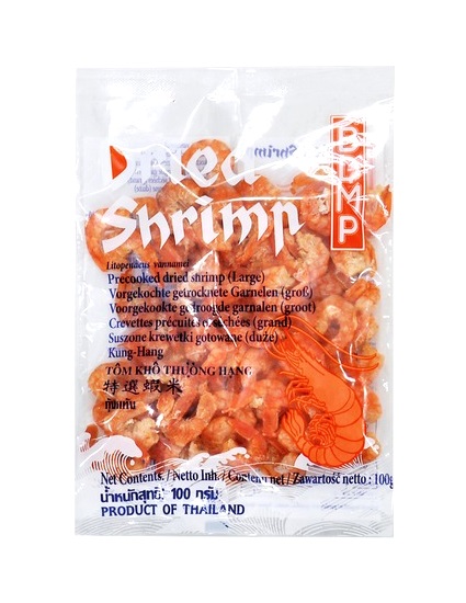 Gamberetti precotti essiccati - BDMP 100g.
