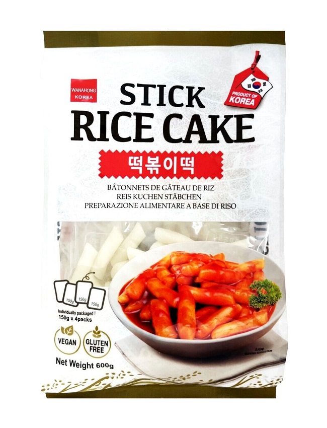 Gnocchi di riso coreani Tteokbokki - Wang 600g (4pz. x 150g)