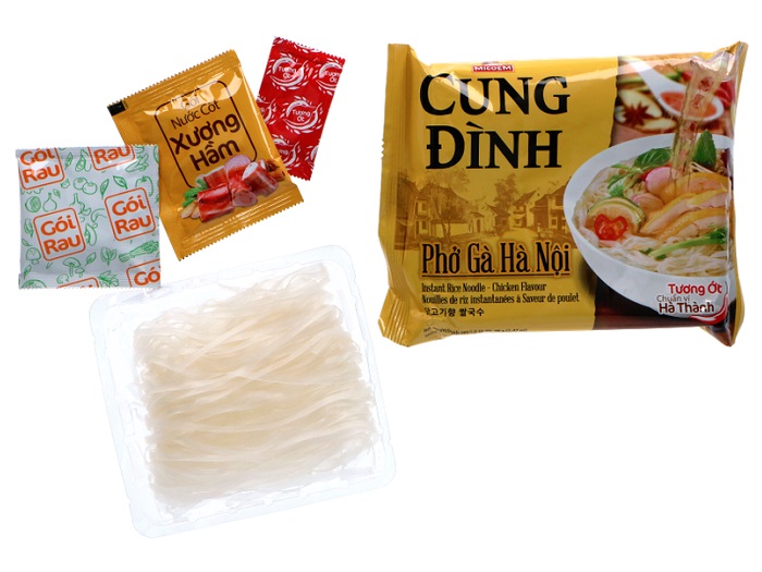 Phò' Gà noodles di riso gusto pollo - Cung Dinh 3pz. x 70g.