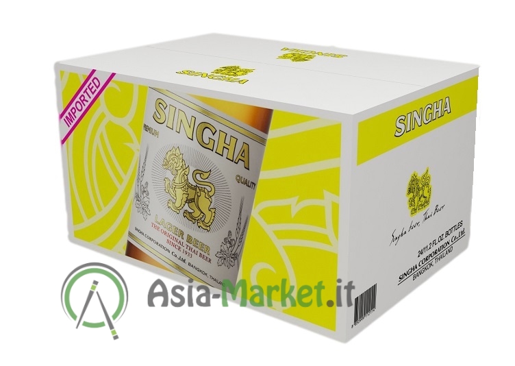 SINGHA BEER - cartone da 24 x 0,33 l. - €35.95 : , L'Asia  sotto casa!