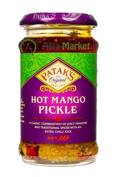 Hot Mango Pickle - Patak's 283g. - €3.85 : , L'Asia