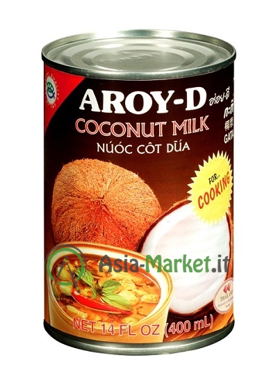 Latte di cocco per cucinare Aroy-D - 400ml