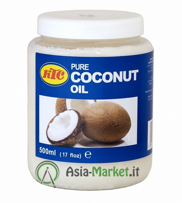 Olio di cocco in barattolo - KTC 500 ml. - €4.69 : Asia-Market.it, L'Asia  sotto casa!