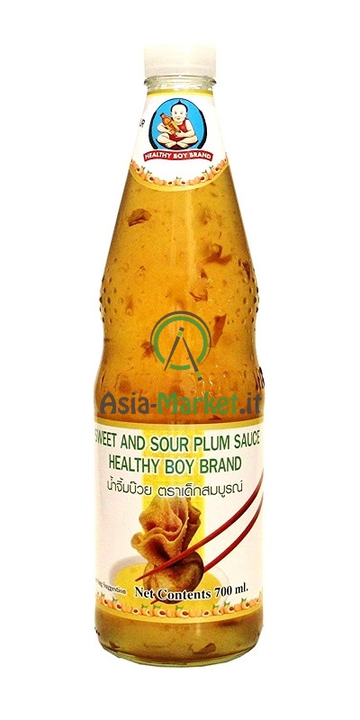 Salsa agrodolce con prugne - Healthy Boy brand 700ml.