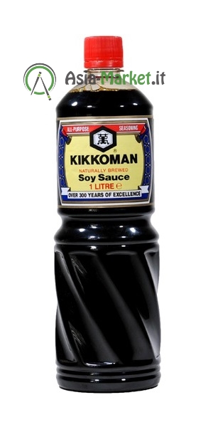 Kikkoman Salsa Di Soia Meno Salata - 1 L a basso contenuto di sale