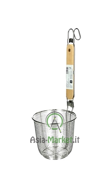 Scolapasta per noodles con manico in legno - Diametro 12cm. - €12.95 :  , L'Asia sotto casa!