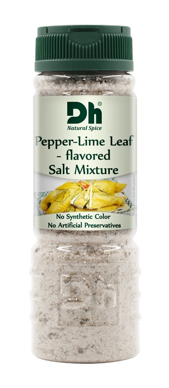 Sale con zucchero, pepe e foglie di lime - Dh Foods 120g.