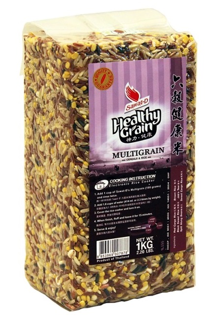 Mix di riso thai e cereali Multigrain - Sawat-D 1kg - €5.49 : ,  L'Asia sotto casa!