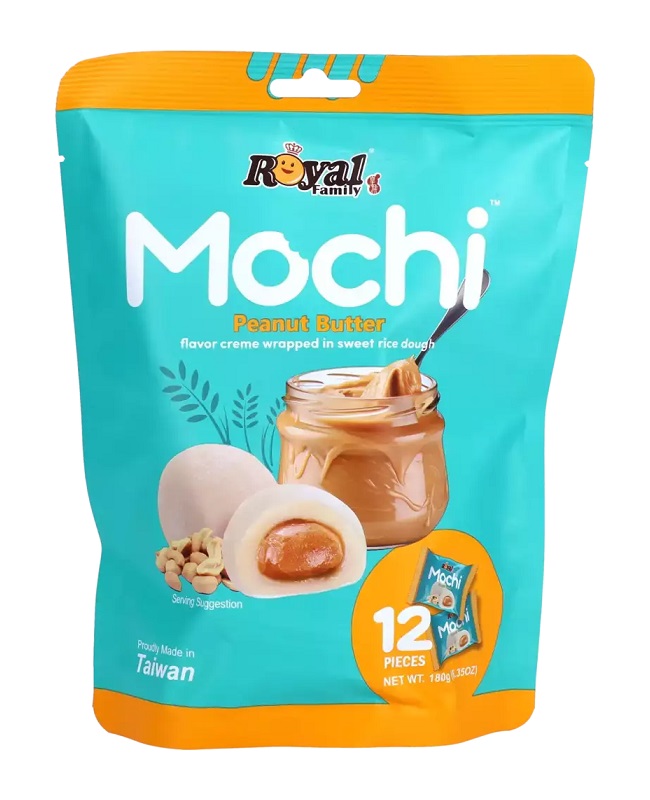 Dolce giapponese Mochi al burro di arachidi - Royal Family 180g.