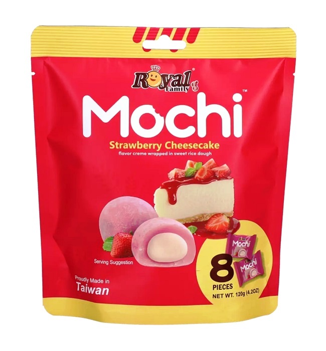 Dolce giapponese Mochi cheesecake di fragole - Royal Family 120g