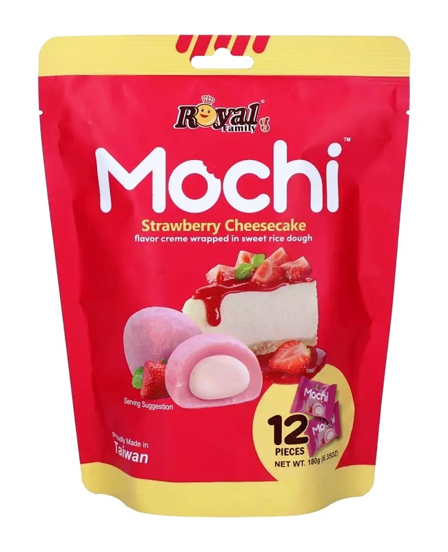 Dolce giapponese Mochi cheesecake di fragole - Royal Family 180g