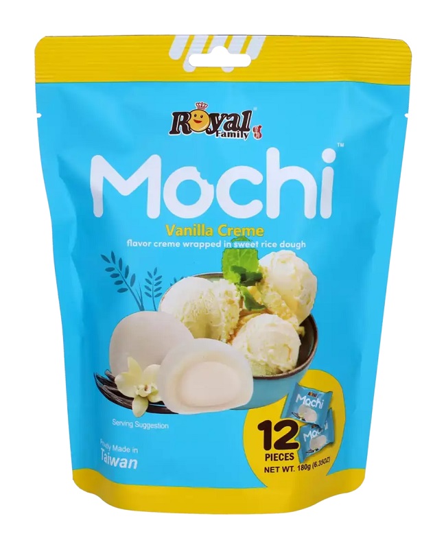 Dolce giapponese Mochi alla vaniglia - Royal Family 180g.