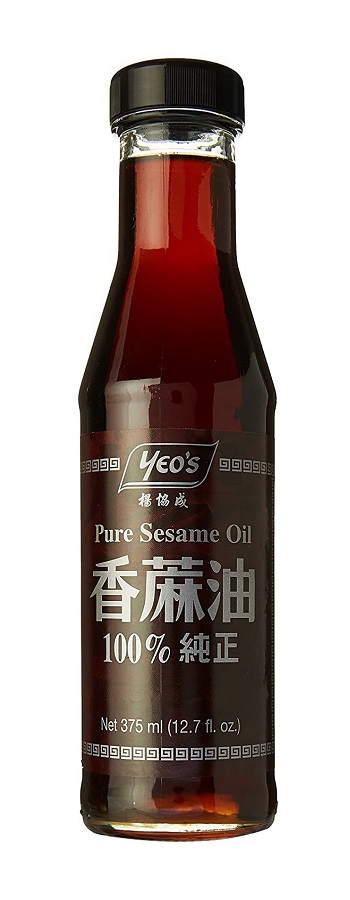 Olio di sesamo tostato puro - Yeo's 375ml.
