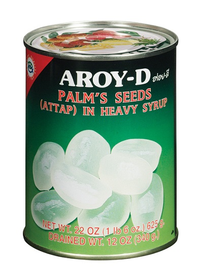 Frutti di palma (palm's seeds) in sciroppo - Aroy-d 625 g.