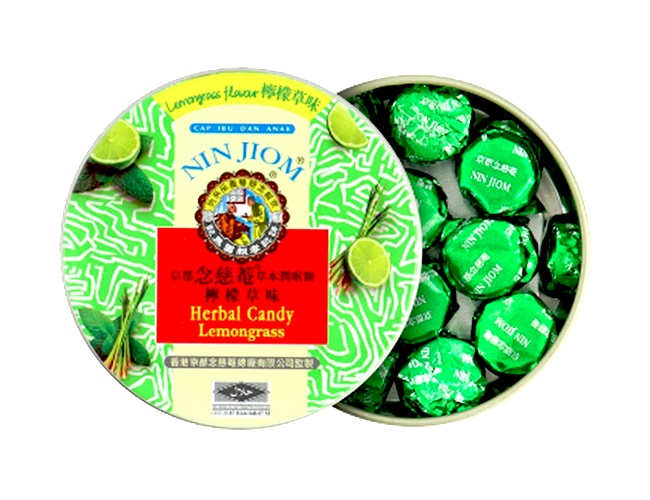 Pastiglie alle erbe Pei Pa Koa gusto Citronella - Nin Jiom 60g.