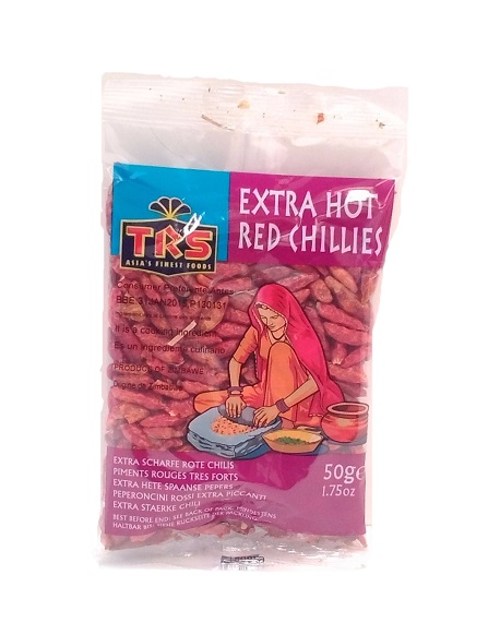 Peperoncini rossi secchi super piccanti - TRS 50g.