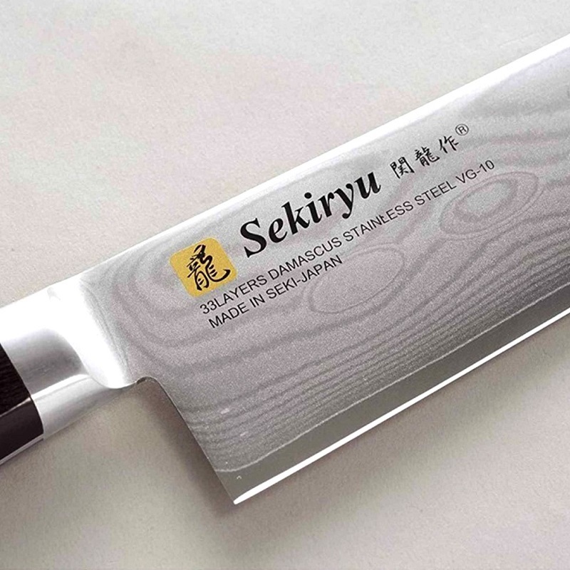Coltello Chef Cinese 8 Pollici - Lama Acciaio Alto Carbonio, Affilatissima E Anti-Ruggine - Foto 10