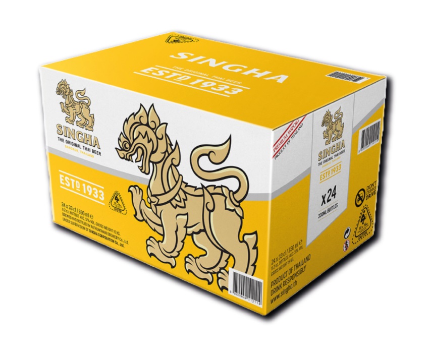 SINGHA BEER - cartone da 24 x 0,33 l.