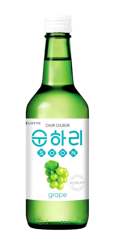 Soju coreano gusto Uva Bianca - Chum Churum 350ml.