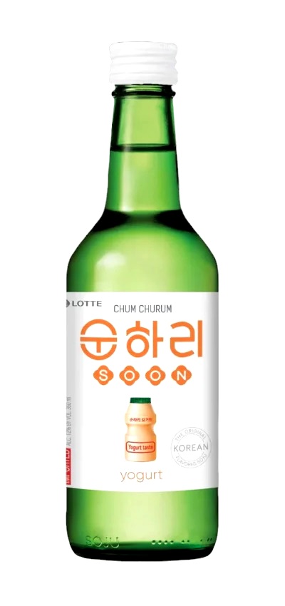 Soju coreano gusto Yogurt - Chum Churum 350ml.