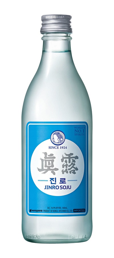 Soju coreano gusto fragola - Jinro 350ml.