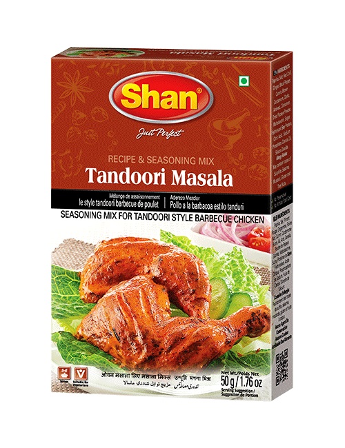Mix di spezie per pollo Tandoori Masala - Shan 50g.